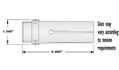 #61 1-5/8'' New Britain Square Feed Finger